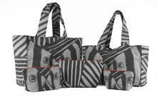 Load image into Gallery viewer, "Mirrored" in Gray- Fat Bottom Bag- Small