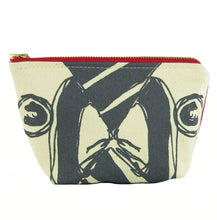 Load image into Gallery viewer, "Mirrored" in Red & Gray- Fat Bottom Bag- Small