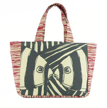 Load image into Gallery viewer, "Mirrored" in Red & Gray- Day Tripper Bag